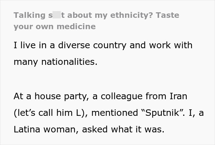 Guy Takes A Swipe At Woman’s Race, Her Revenge Is Perfectly Timed To Humiliate Him A Year Later Guy Takes A Swipe At Woman’s Race, Her Revenge Is Perfectly Timed To Humiliate Him A Year Later
