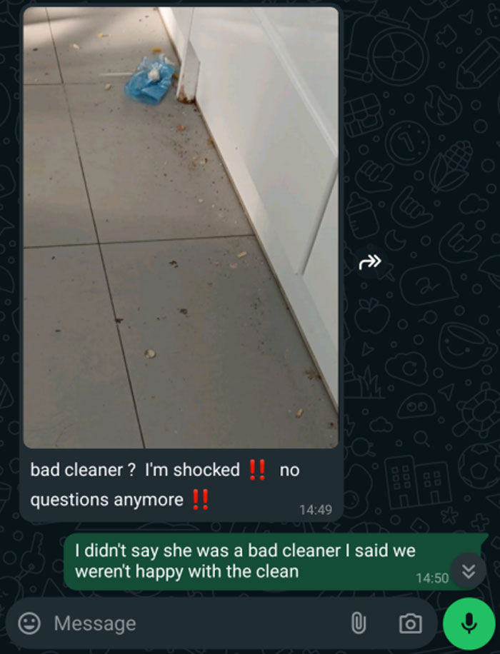 Cleaning Company Calls Woman's House Disgusting, She Feels It's Unwarranted But Netizens Disagree Cleaning Company Calls Woman's House Disgusting, She Feels It's Unwarranted But Netizens Disagree