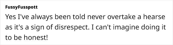 Oblivious Driver Asks If You Can Overtake Hearse, Sparks An Intense Debate Online