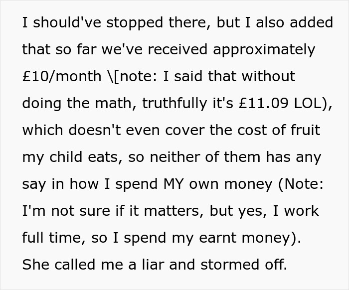 &ldquo;AITA For Laughing At My Ex&rsquo;s Mother And Telling Her How Much Child Support I&rsquo;ve Been Receiving?&rdquo;