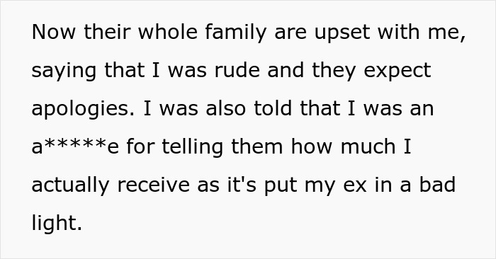 &ldquo;AITA For Laughing At My Ex&rsquo;s Mother And Telling Her How Much Child Support I&rsquo;ve Been Receiving?&rdquo;