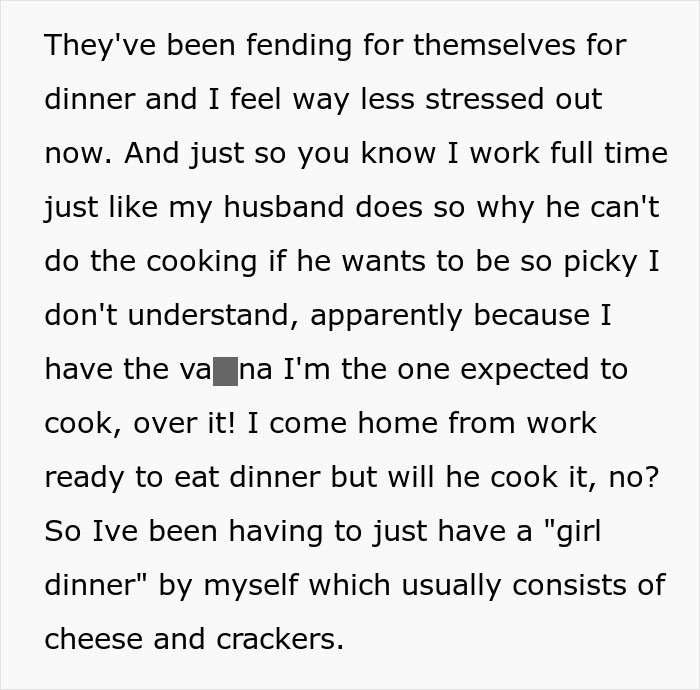 &ldquo;I Am Fed Up&rdquo;: Wife Stops Cooking For Picky Husband And Son, Finds Unexpected Peace