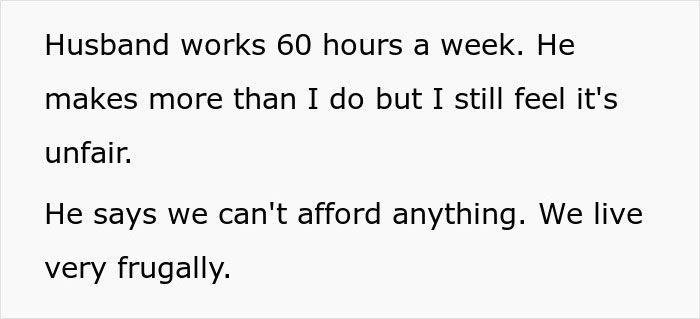 “I’m Sick And Tired”: Woman Fed Up With Frugal Husband Just Wants To Enjoy Her Salary Herself “I’m Sick And Tired”: Woman Fed Up With Frugal Husband Just Wants To Enjoy Her Salary Herself