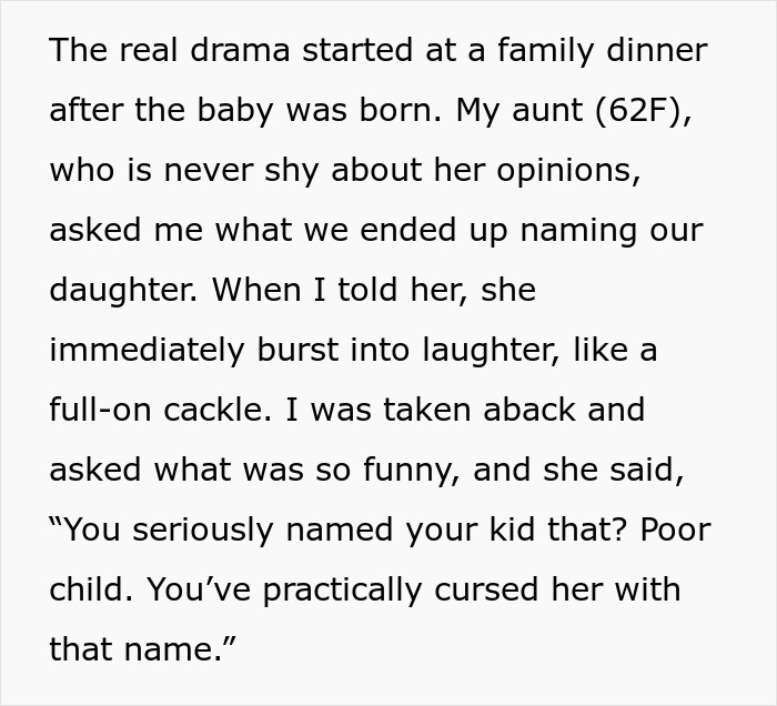 Mom Gets A Reality Check About Her &ldquo;Unique&rdquo; Baby Name After Aunt Bursts Out Laughing