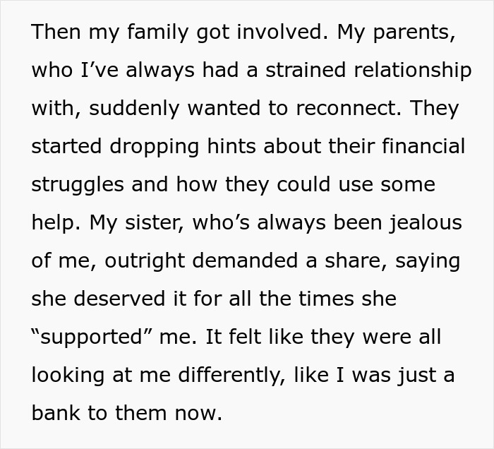 Family And Boyfriend Start Demanding And Spending Woman's Lottery Winnings, She Cuts Them Off