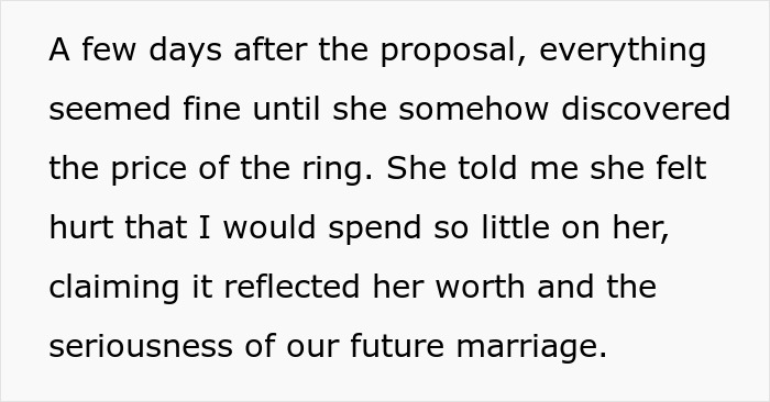 Man Realizes His Values Don&rsquo;t Match His Fianc&eacute;e&rsquo;s After Proposing, Ends Everything