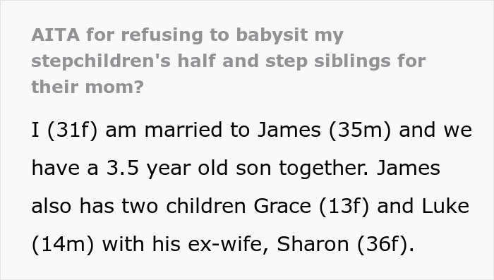 Husband Confused Why His Wife Refuses To Babysit His Ex-Wife&rsquo;s 9 Children