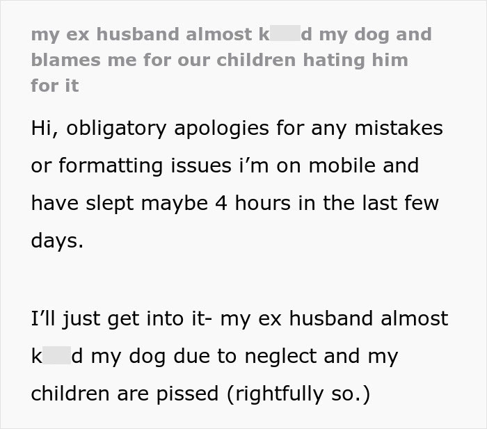Guy Almost Lets His Kids’ Dog Die Out Of Carelessness, Clueless Why The Kids Suddenly Hate Him Guy Almost Lets His Kids’ Dog Die Out Of Carelessness, Clueless Why The Kids Suddenly Hate Him