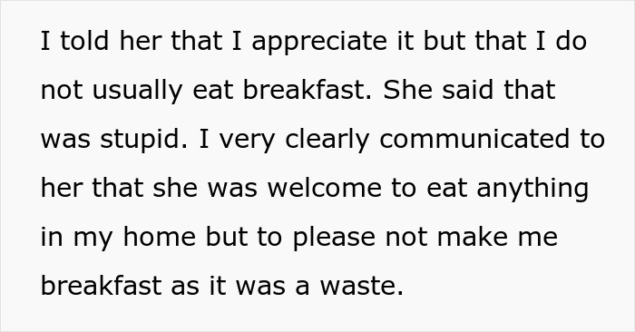Guy Tells Mom To Get Out After She Wastes Months Of His Food, Mom And Sister Furious