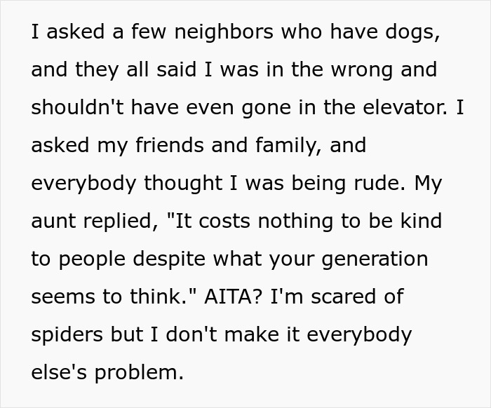 “He Was Being A Baby”: Woman Refuses To Accommodate Dog-Phobic Neighbor, Gets Called Out “He Was Being A Baby”: Woman Refuses To Accommodate Dog-Phobic Neighbor, Gets Called Out