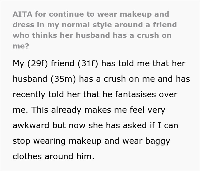 Woman Scolded For &ldquo;Being Hot&rdquo; In Public, As Friend&rsquo;s Husband Has A Weird &ldquo;Fantasy&rdquo; About Her