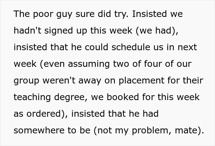 Students Turn Professor's Strict Scheduling Rules Against Him In Perfectly Timed Move