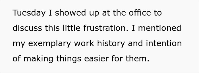 "The Look Of Horror On Her Face": Boss Is Shocked Her Ultimatum Didn't Work