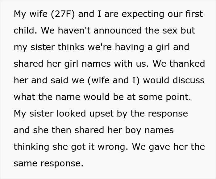 Woman Wants To Name Brother&rsquo;s Baby, Cries After Getting A Reality Check