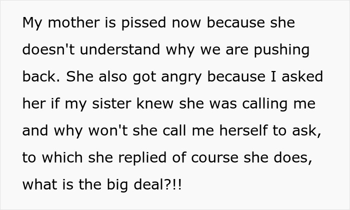 Grandma Hits The Roof After Daughter Blocks Her Plan To Dump Babysitting Duties On Son-In-Law Grandma Hits The Roof After Daughter Blocks Her Plan To Dump Babysitting Duties On Son-In-Law