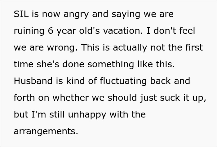 “I Don’t Feel We Are Wrong”: Couple Cancels Family Trip As They Were Given The Bunk Beds “I Don’t Feel We Are Wrong”: Couple Cancels Family Trip As They Were Given The Bunk Beds