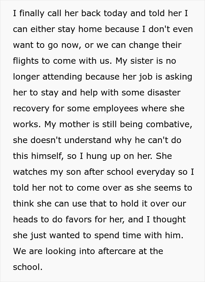 Grandma Hits The Roof After Daughter Blocks Her Plan To Dump Babysitting Duties On Son-In-Law Grandma Hits The Roof After Daughter Blocks Her Plan To Dump Babysitting Duties On Son-In-Law