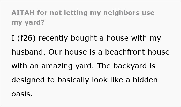 Couple Wants To Enjoy Their Yard And Pool, Neighbors Want A Piece Of It, Livid When A Fence Appears Couple Wants To Enjoy Their Yard And Pool, Neighbors Want A Piece Of It, Livid When A Fence Appears