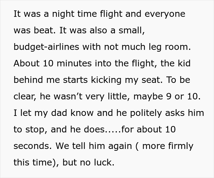 Rude Kid On Flight Won&rsquo;t Stop Kicking Teen&rsquo;s Seat, Dad Teaches His Parents A Lesson