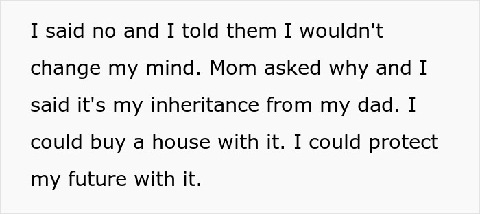Teen Faces Family’s Guilt Trip Over His Inheritance, Refuses To Share It With “Random Kids” Teen Faces Family’s Guilt Trip Over His Inheritance, Refuses To Share It With “Random Kids”