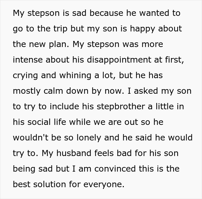 Mom Uninvites Stepson From Fam’s Trip To Disney World, Netizens Conclude That She’s A Total Jerk Mom Uninvites Stepson From Fam’s Trip To Disney World, Netizens Conclude That She’s A Total Jerk