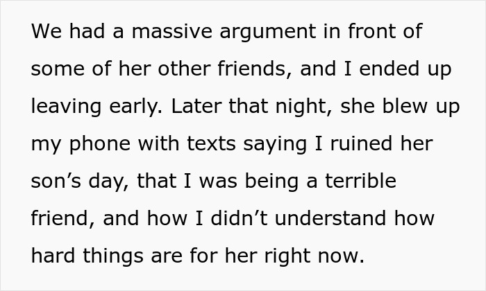 Mom Ruins Friendship With BFF After Expecting Her To Pay Hundreds For Catering At Son’s B-Day Mom Ruins Friendship With BFF After Expecting Her To Pay Hundreds For Catering At Son’s B-Day