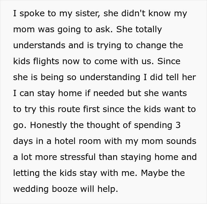 Grandma Hits The Roof After Daughter Blocks Her Plan To Dump Babysitting Duties On Son-In-Law Grandma Hits The Roof After Daughter Blocks Her Plan To Dump Babysitting Duties On Son-In-Law