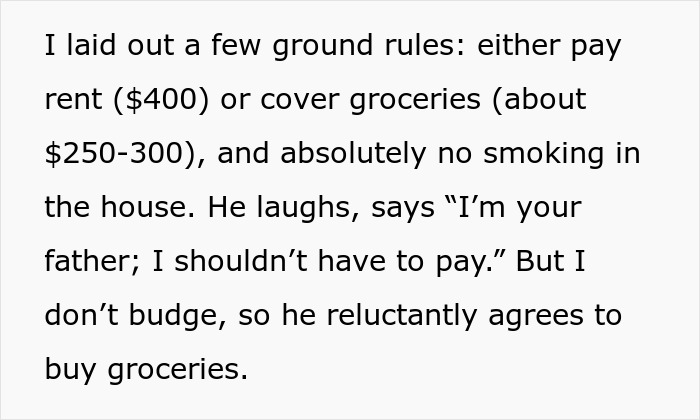 “I’m Your Father; I Shouldn’t Have To Pay”: Man Breaks Son’s House Rules, Eviction Ensues “I’m Your Father; I Shouldn’t Have To Pay”: Man Breaks Son’s House Rules, Eviction Ensues