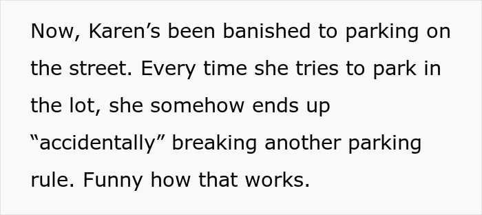 “Karen Tried to Steal My Parking Spot, So I Made Sure She Never Got Another One Again” “Karen Tried to Steal My Parking Spot, So I Made Sure She Never Got Another One Again”