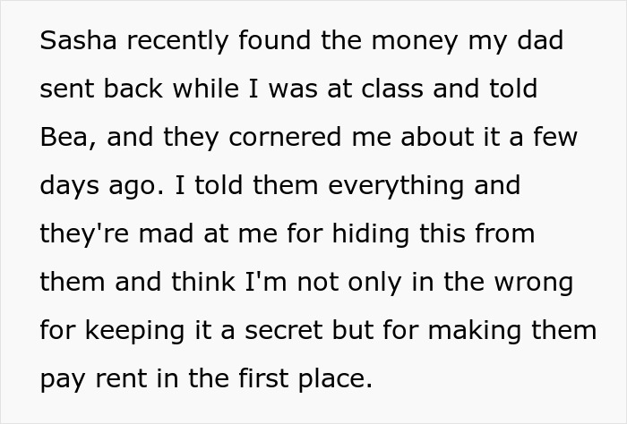 Roommates Confront 18YO After Finding Out She's Their Landlord, They Gripe About Having To Pay Rent