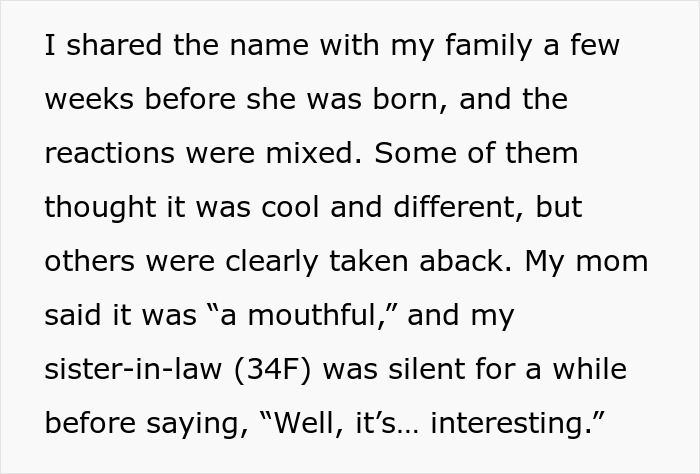Mom Gets A Reality Check About Her &ldquo;Unique&rdquo; Baby Name After Aunt Bursts Out Laughing