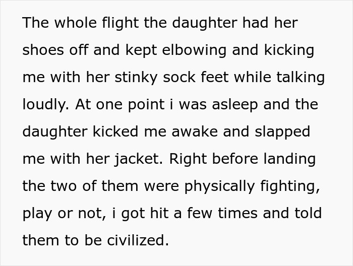 Passenger Endures Nightmare Flight, Gives Entitled Family A Taste Of Their Own Medicine Passenger Endures Nightmare Flight, Gives Entitled Family A Taste Of Their Own Medicine
