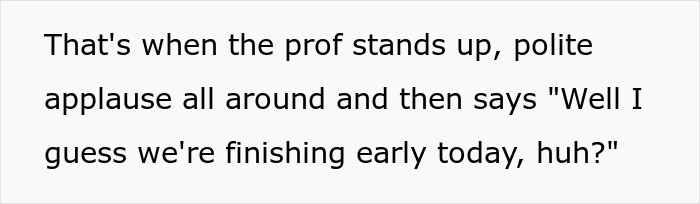 Students Turn Professor's Strict Scheduling Rules Against Him In Perfectly Timed Move