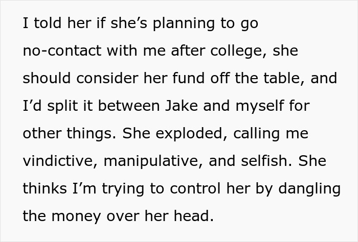 Daughter Threatens To Go No-Contact With Mom, Is Shocked When Her College Fund Disappears 
