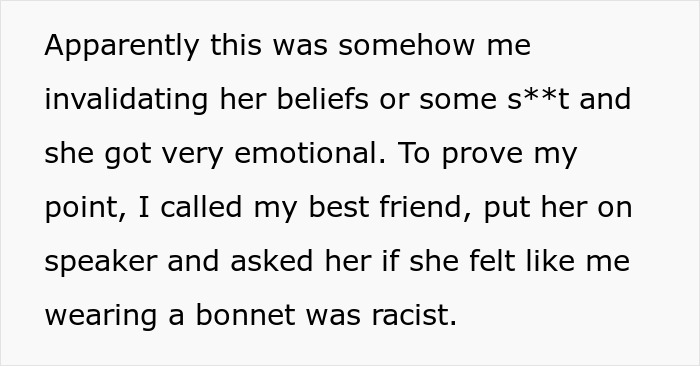 Woman Insists BF&rsquo;s Daughter Is Racist For Wearing A Bonnet, It Gets Them Kicked Out From Her Home