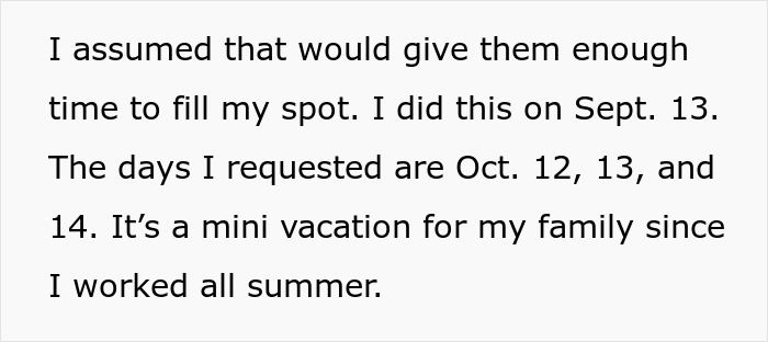 "The Look Of Horror On Her Face": Boss Is Shocked Her Ultimatum Didn't Work