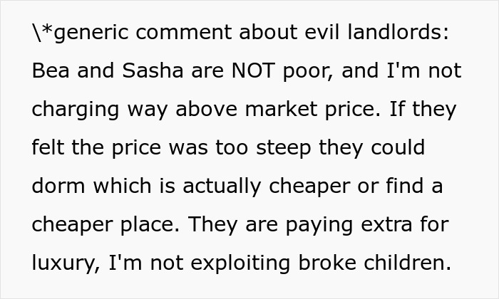 Roommates Confront 18YO After Finding Out She's Their Landlord, They Gripe About Having To Pay Rent