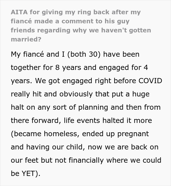 Fiancée Overhears Man's Locker Room Talk About Avoiding Marriage, She Ends Their 4-Year Engagement Fiancée Overhears Man's Locker Room Talk About Avoiding Marriage, She Ends Their 4-Year Engagement
