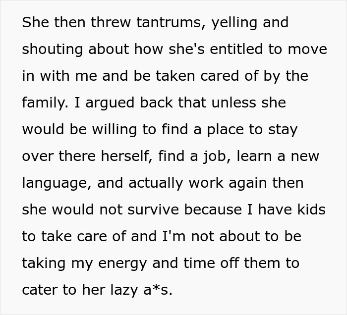 Mom Declares She’s Moving In With Wealthy Daughter Overseas, Gets Shut Down In Front Of The Family Mom Declares She’s Moving In With Wealthy Daughter Overseas, Gets Shut Down In Front Of The Family