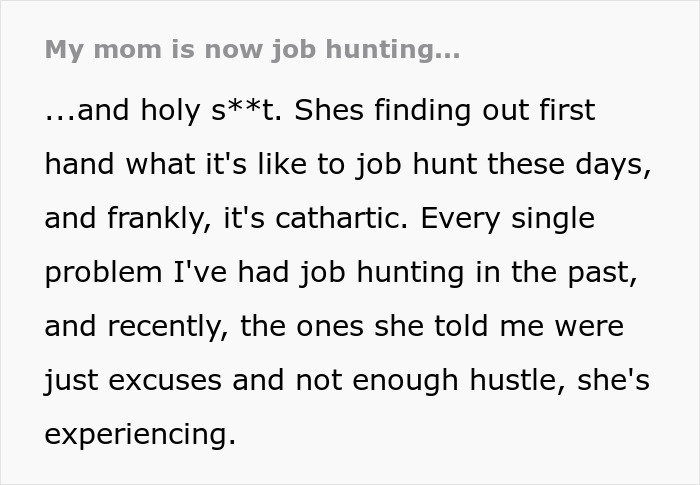 63YO Has To Find A Job, Realizes All Of Her Kid's Complaints Were Real And Valid 63YO Has To Find A Job, Realizes All Of Her Kid's Complaints Were Real And Valid