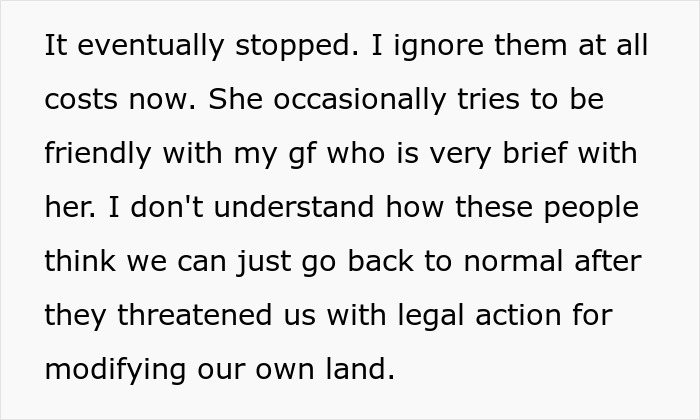 &ldquo;Boomer Neighbors Think That Because Our House Was Vacant For A While, Our Yard Becomes Theirs&rdquo;