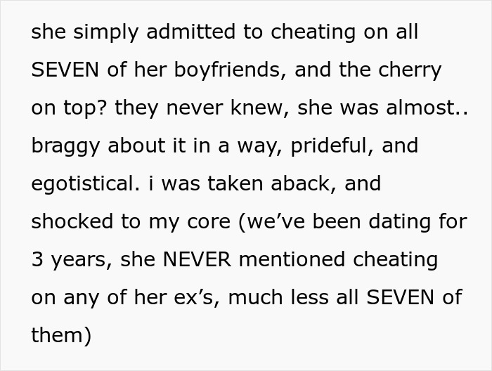 Woman Ends Up Single After She Drunkenly Brags About Being A Serial Cheater To Her Own Boyfriend Woman Ends Up Single After She Drunkenly Brags About Being A Serial Cheater To Her Own Boyfriend