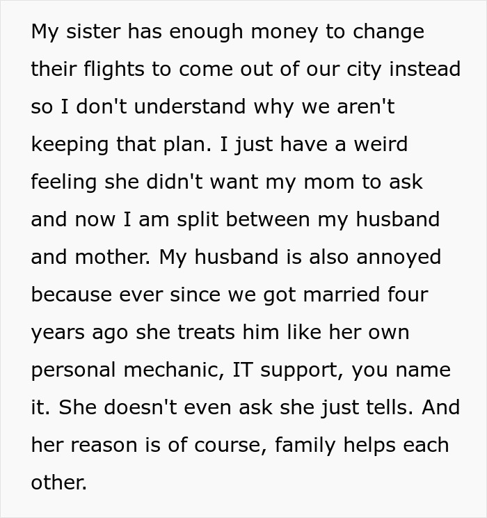 Grandma Hits The Roof After Daughter Blocks Her Plan To Dump Babysitting Duties On Son-In-Law Grandma Hits The Roof After Daughter Blocks Her Plan To Dump Babysitting Duties On Son-In-Law