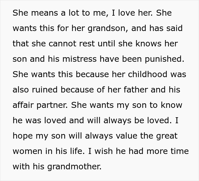 "Too Bad For Her": Ex-Husband And Mistress Think They're Getting MIL's Money, Are Very Wrong "Too Bad For Her": Ex-Husband And Mistress Think They're Getting MIL's Money, Are Very Wrong