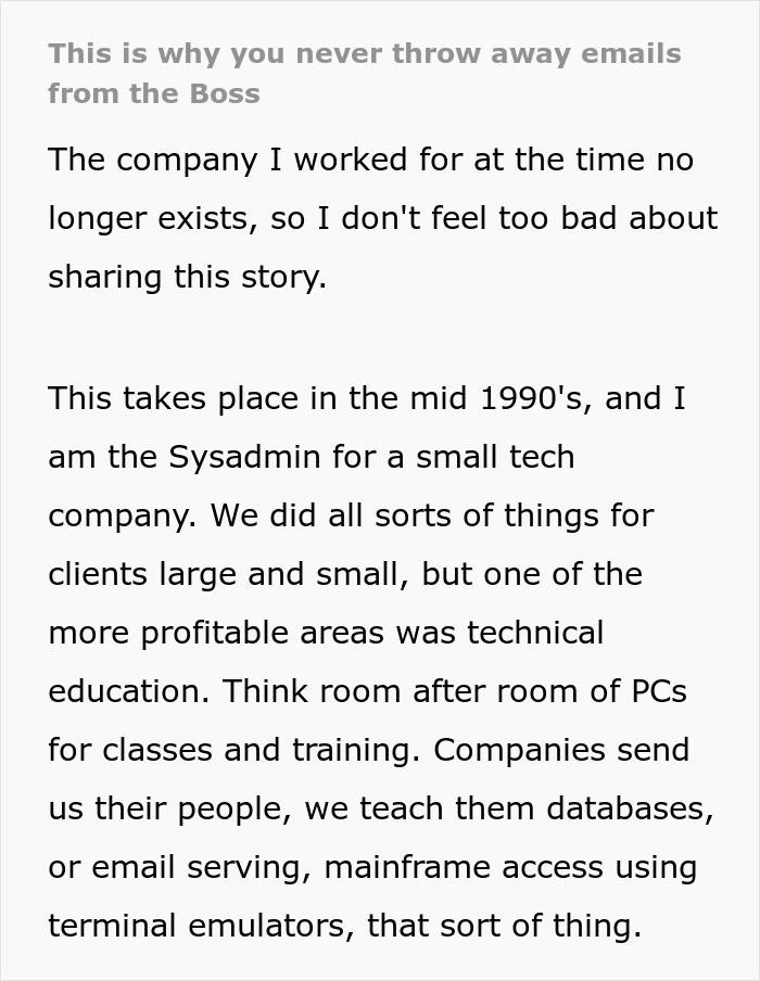 Worker Gets Blamed For Piracy After Company Audit, Pulls Out Proof It Was On The Boss&rsquo;s Orders