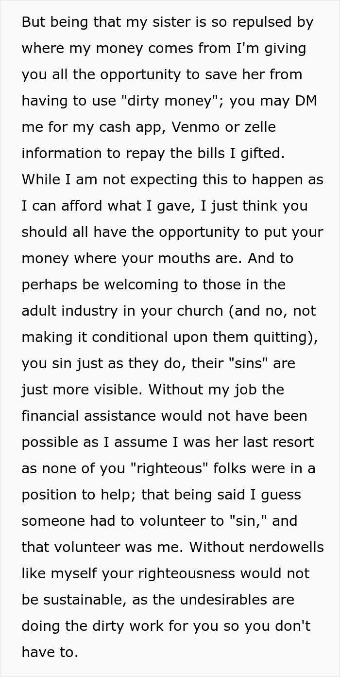 Woman Disowned By Sister For Being In The Adult Industry Exacts Petty Revenge Woman Disowned By Sister For Being In The Adult Industry Exacts Petty Revenge