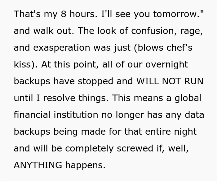 New Boss Bans Overtime, Watches In Horror As Employee Walks Out In The Middle Of Crisis