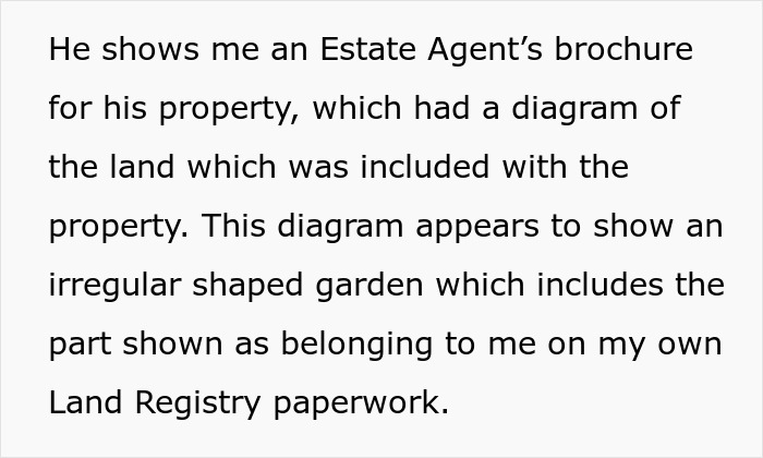 &ldquo;I&rsquo;ve Just Purchased A Maisonette, Neighbor Believes My Entire Garden Belongs To Him&rdquo;