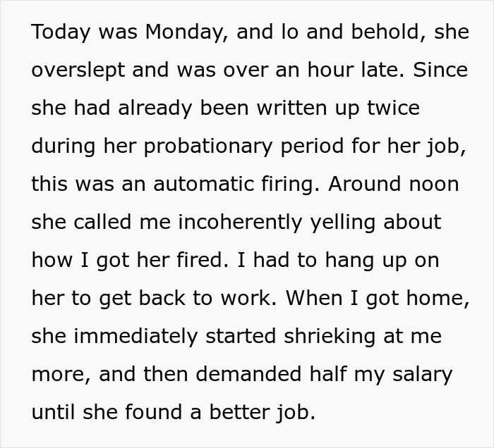 Guy Refuses To Keep Waking Up His GF, She Loses Her Job: "Started Shrieking" Guy Refuses To Keep Waking Up His GF, She Loses Her Job: "Started Shrieking"