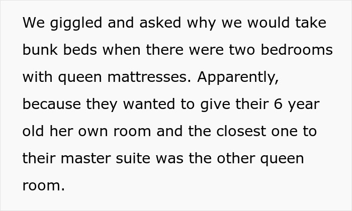 “I Don’t Feel We Are Wrong”: Couple Cancels Family Trip As They Were Given The Bunk Beds “I Don’t Feel We Are Wrong”: Couple Cancels Family Trip As They Were Given The Bunk Beds